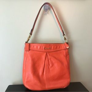 COACH  Leather Gold Tone Metal ASHLEY Shoulder Bag Purse